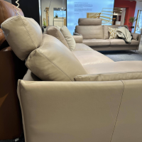 Erpo - Ecksofa 05550001 XC Leder Touch J Stone Beige Fuß Aluminium - 4