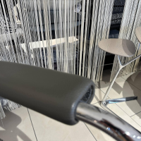 Leolux - Sessel Scylla Niedrig Stoff 7 Tiempo 1884 Rugiada Grau  Gestell Stahl Verchromt - 5