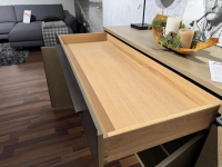 Voglauer - Sideboard Vgalvino S16 Alteiche Rustiko Schwemmgrau Lackiert Absetzung Metall Dark Galvano Anthrazit Matt - 7