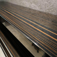 Minotti - Bücherregal Carson Fachböden Ebenholz Seitenausführung Bronze - 3