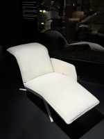 himolla - Relaxliege 7658 Stoff 20 Labomba Carrara Beige Sternfuß Metall Beige Mit Schaukelfunktion - 4