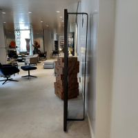 Bielefelder Werkstätten - Standspiegel Jacky Bronze Matt Spiegel Klar mit 2 Kleiderbügeln - 7