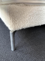 Schramm - Boxspringbett Cleo Origins Complete Stoff Andy 2980 White 4 Weiß Kopfteil Cleo Fuß GP Kristallweiß Weiß Mit Matratze - 2
