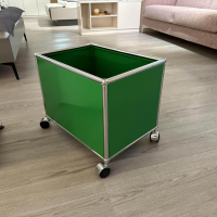 USM Haller - Sideboard White Green with Rollbox Green - 10