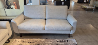 Erpo - Garnitur CL 830 Stoff 18 08 Grau Füße Schwarz 2 Sofas - 6