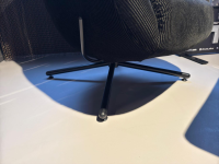 Brühl - Sessel Victor Stoff 4490 99 Schwarz Drehgestell Stahl Schwarz Inklusive Hocker - 3