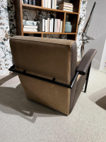 Leolux - Sessel Scylla Sitz Und Rücken Leder 16620 Danza 209 Moreno Beige Seiten 51821 Senso Walnut Braun - 8
