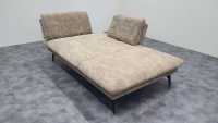himolla - Sofa 1928 Stoff Nuvano Fels Beige Füße Metall Anthrazit Inkl. Sitzenverstellung - 6