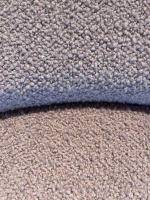 Kartell - Hocker Aaland Stoff Bouclé New Stretch K2 Rosa - 4