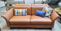 Rom - Garnitur Adora Leder Montana Cognac 2 Sofas - 6