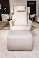 Rolf Benz - Sessel 5200 Leder Beige Mit Hocker - 12