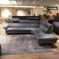 Comfortmaster - Garnitur 1267 Spektra 7267 Elektro CM Sea Leder 24 Longlife Sea Grau Blau Kufe Metall Anthrazit - 4