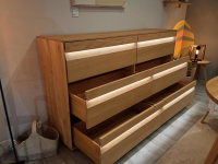 Contur - Sideboard Due Viso Wildeiche Roheffekt Massiv Geölt Inklusive LED Beleuchtung - 3