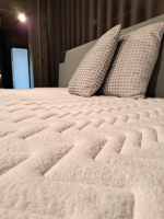 Global - Boxspringbett Valencia Stoff Hopper Mint Grün mit Matratze und Topper - 5