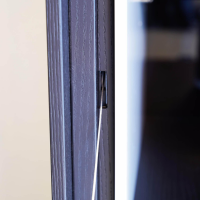 Minotti - Bar- / Container Darren Farbe Sand Struktur Aschefurnier Korpus Aluminium Farbe Malz - 9