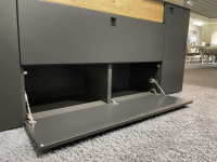 Venjakob - Sideboard 7243 3893 Lumea Lack Anthrazit Matt Und Eiche Gehackt Gebürstet Mit LED Beleuchtung - 2