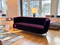 Rolf Benz - Sofa Elva SOB 300 Stoff 17.409 Schwarzrot Füße Schwarz - 7