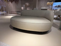 himolla - Recamiere 7596 40K Rechts Stoff 20Q2 Loop Erg Beige Gestell Metall Anthrazit - 3