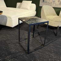 Janua - Beistelltisch SC54 mit Steinplatte in Silverware Gestell Metall Schwarz Pulverbeschichtet - 4