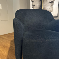 Molteni & C - Sessel Gio Ponti D 151 4 Bezug Stoff Wonder WG488 Blue Petrol Blau Korpus Amerikanisch Nussbaum - 4