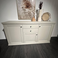 Wöstmann - Sideboard WM Casa 220 Pinie Massiv Grau Soft Gebürstet - 3