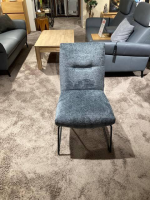 Natura - 6er-Set Stuhl Calgary Stoff Fusion Niagara 158 & Indigo 90 Blau - 3