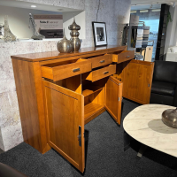 Form Exclusiv - Hochanrichte Bordeaux 170543 Euro Kirsche Zeder Samtreflex Beschläge Poliert Und Vernickelt - 5