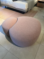 Kartell - Hocker Aaland Stoff Bouclé New Stretch K2 Rosa - 5