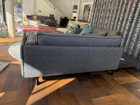 IP Design - Sofa Cube Air Stoff Mara IP1763 494 Grau Füße Metallkufe Schwarz Mit Kissen - 10