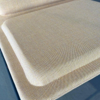 Cappellini - Sessel Low Pad LW 3 Stoff B LO 1048 Grigio Anthrazit Gelb Gestell Schwarz Matt Pulverbeschichtet - 4