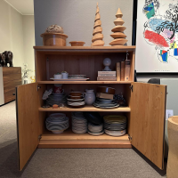 Team 7 - Chest of drawers Cubus solid alder wood with 2 doors - 7