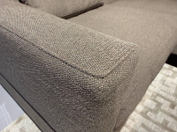 Brühl - Ecksofa Tomo Soft Stoff 3677 25 Grau Füße Massivholz Schwarz Lackiert - 8