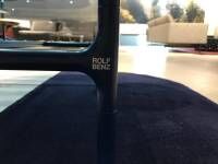 Rolf Benz - Couchtisch Addit 915-233 Blaue Glasplatte Tablar Nussbaum Massiv - 5