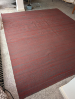 Jab Anstoetz - Teppich 320x270 Kelim 7536 212 Vision Rot Grau - 5