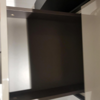 Musterring - Schreibtisch Kara Frame Platte Und Gestell Eiche Graphit Anthrazit Furniert Inklusive Rollcontainer Lack Platingrau - 8