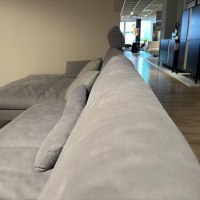 W. Schillig - Ecksofa 16741 seventy5 Leder Steel (LK50) Grau Fuß FT9 M99 Schwarz Mit Sitztiefenverstellung - 5