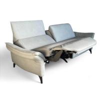himolla - Sofa 1178 Spektra Echtleder Leonessa Azur Blau Grau Füße Metall Anthrazit Mit Elektrischer Wallfree Funktion - 8