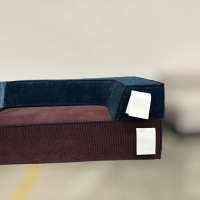 COR - Ecksofa Trio Stoff 9043 Petrol Blau 9074 Merlot Rot 9578 Grau Und 9044 Gletscherblau - 3