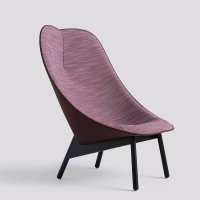 Hay - Sessel Uchiwa Stoff Steelcut 695 Raas 672 Rot Violett - 3