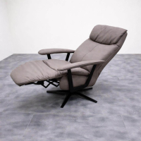 himolla - Relaxsessel Easyswing "Maxi M" 7357 31 V44 Leder 24 Longlife Rustika Clay Braun Gestell Metall Sternfuß Anthrazit - 6