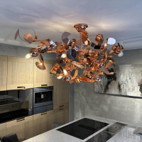 Brand van Egmond - Kronleuchter Kelp Chandelier Oval 013 Kupfer 140 - 7