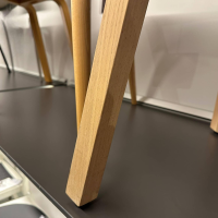 Arco - Stuhl Close 2B Stoff Kvadrat Remix 733 Blau Gestell Furnier Eiche Weiß Geölt - 2