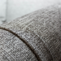 B&B Italia - Ecksofa Noonu Stoff Sara Anthrazit Melange 159 mit 12 Kissen - 3