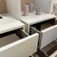 Morassutti - Bücherwand Lack Holz Weiß - 4