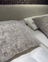 Schramm - Boxspringbett Basis 18 Kopfteil Change Stoff Bella-2690-Platinum mit Matratzen Divina - 6