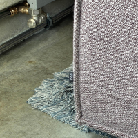 COR - Ecksofa Trio Stoff 9120 Marone Violett Und 9047 Greige Grau Beige - 2