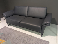Musterring - Garnitur MR385 Leder Dickleder Navy Blau 2 Sofas - 3