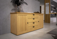 Hülsta - Sideboard Chalera Trägeplatte Furnier Natur Eiche - 5