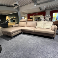 Erpo - Ecksofa 05550001 XC Leder Touch J Stone Beige Fuß Aluminium - 7