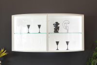 Hülsta - Vitrine Navis Pure Weiß Lack mit Hängeelement - 7